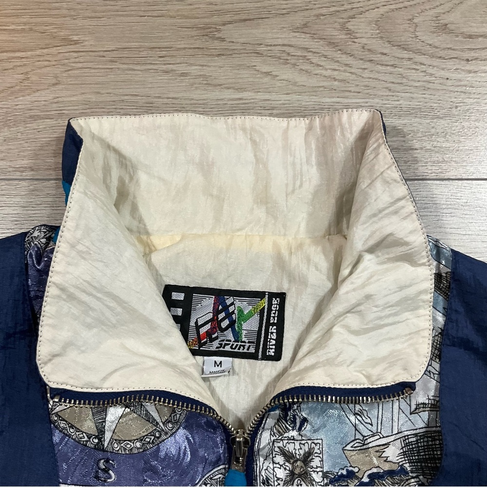 Vintage 80s/90s Rare Track Jacket Size Medium - Picture 2 of 6